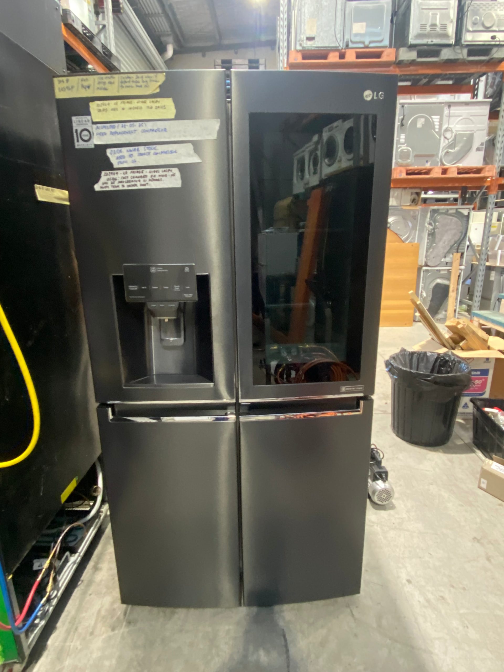 Double sided door refrigerator repair