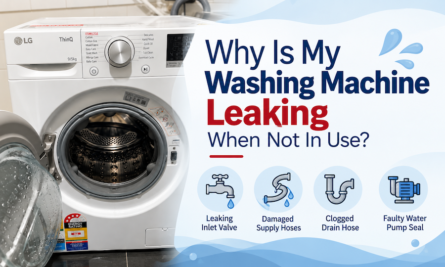 Why Is My Washing Machine Leaking When Not In Use?