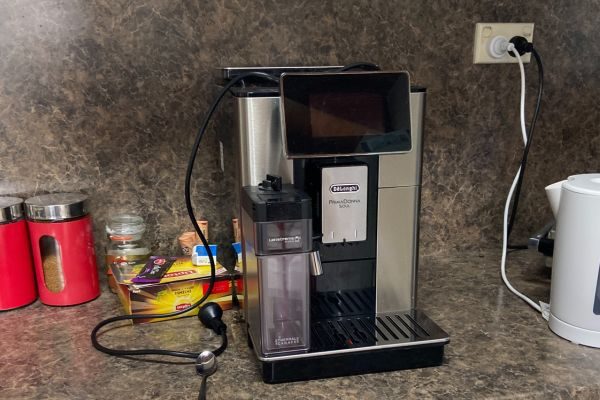 Coffee machine on kitchen bench ready for repair in Melbourne