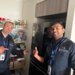 QAR Techs doing fridge repairs