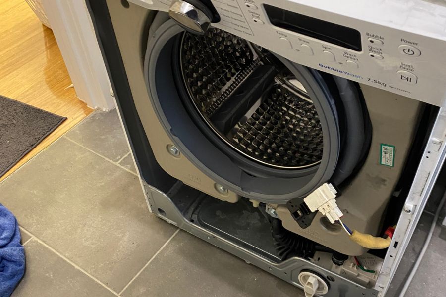 washing machine making grinding noise