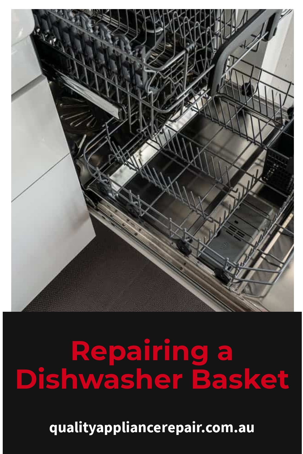 Repairing a Dishwasher Basket Quality Appliance Repair